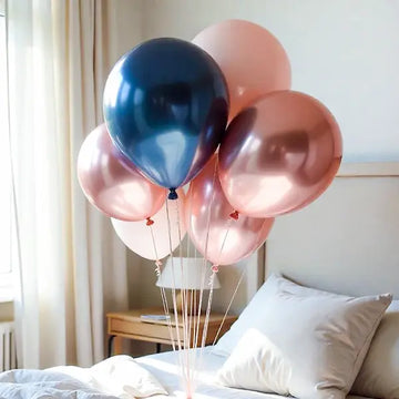 Blue & Pink Latex Balloons