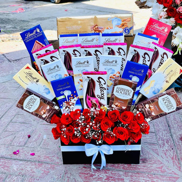 Luxury Chocolate & Rose Box