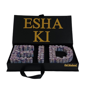 Perfect Customised Eidi Box β 50 Rupee Full Copy Notes!