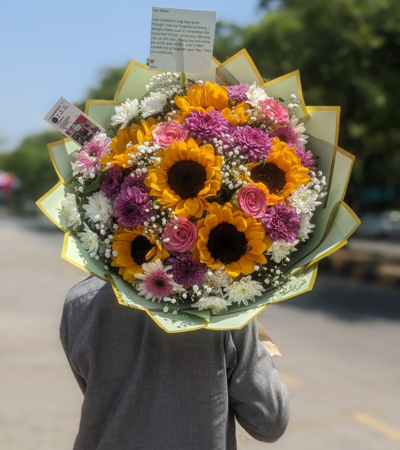 Radiant Love – Imported Flower Bouquet