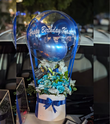 Flower Balloon Box – Perfect Gift for Him