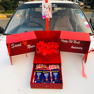Red Elegance – Perfect Eid Mubarak Gift Box