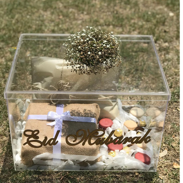 Eid Mubarak Luxury Acrylic Box – A Perfect Gift for Him/Her