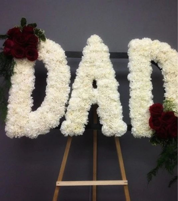 “DAD” Letter Floral Gift