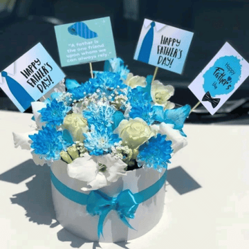 Imported Flower Box with Cute Cards