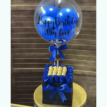 Forever Golden, Always Blue” – Premium Box with Balloon