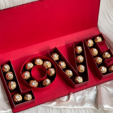 Love Box with Ferrero Rocher – A Sweet & Romantic Surprise