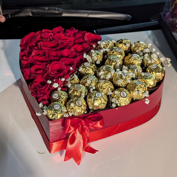 Heart of Love: Roses & Ferrero Rochers