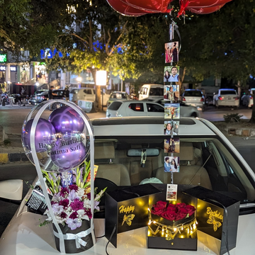 Midnight Birthday Surprise Delivery in Islamabad🇵🇰for Lucky Wifey From UK🇬🇧