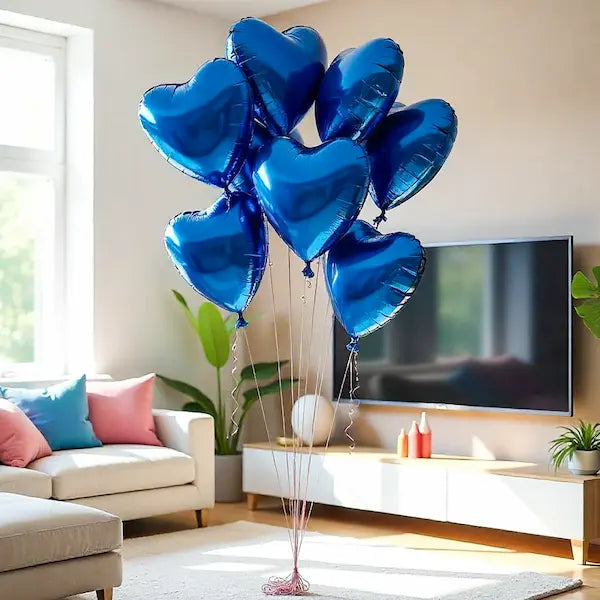 Blue Foil Balloons