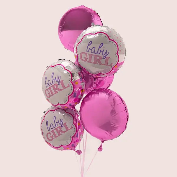 Baby Girl Foil Balloons