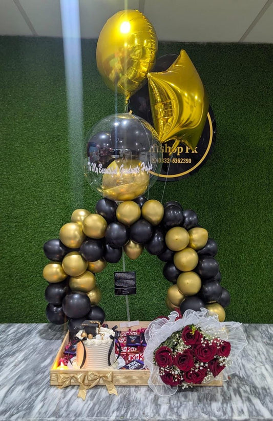 Black & Gold Basket