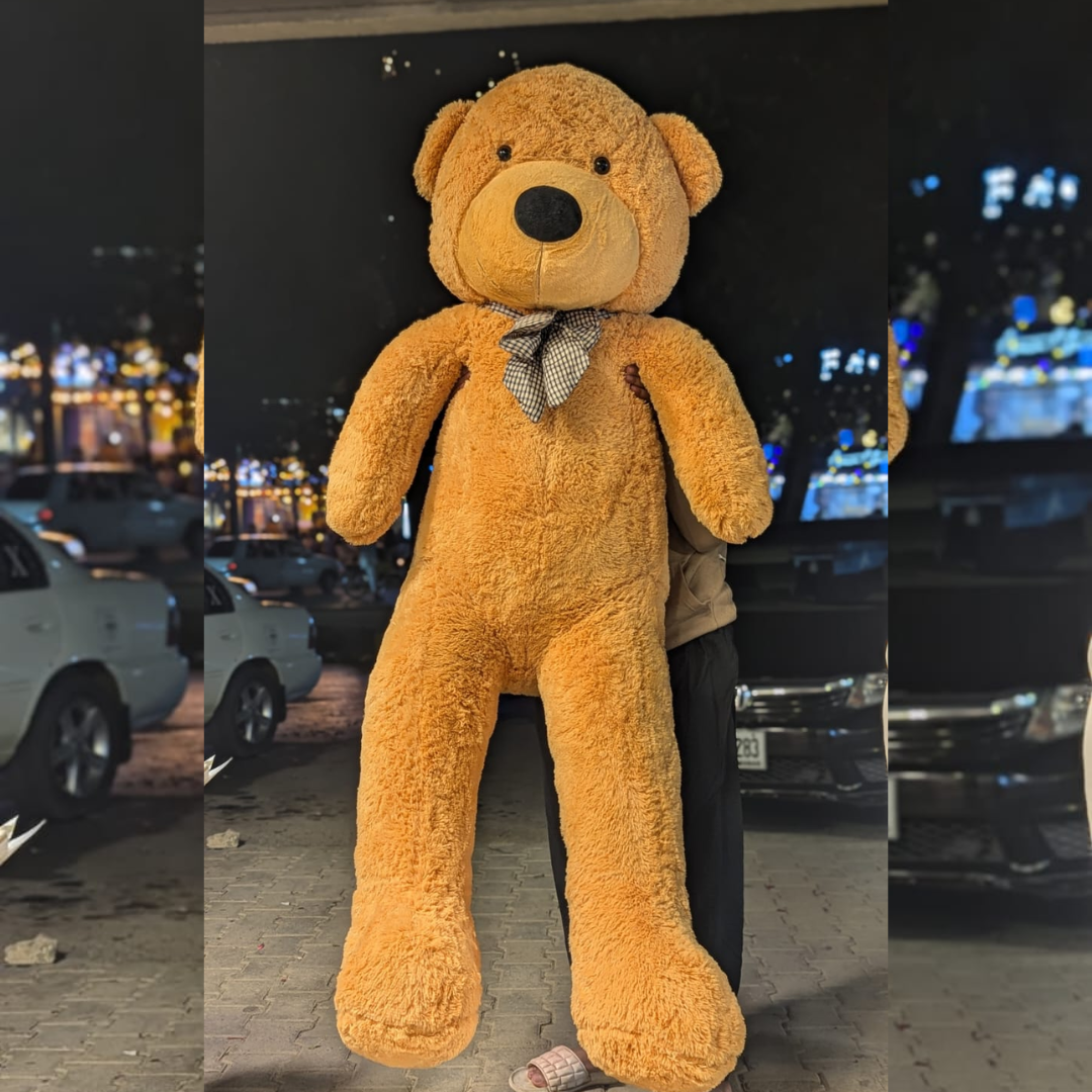 Giant Cuddles – Light Brown Teddy Bear 🧸💖