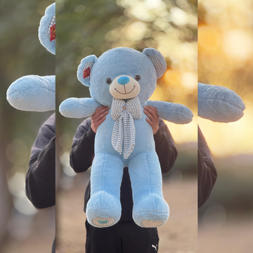 💙 Premium 3ft Blue Teddy Bear – Valentine’s Special Edition! 🎁