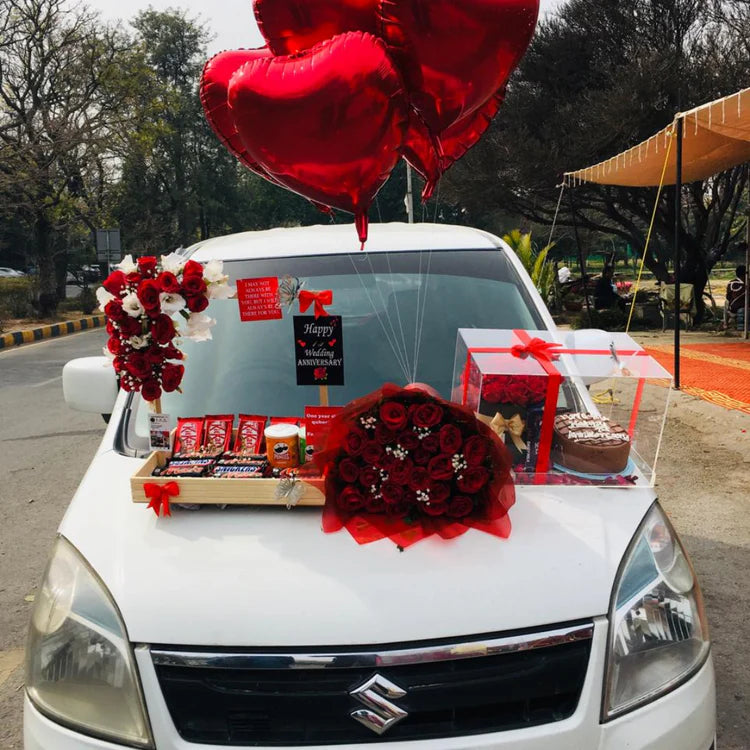 Love Deal: Basket of Chocolates, Red Roses, and Sweet Surprises