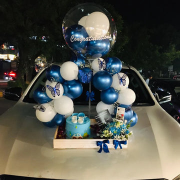 "It's a Boy" Congratulations Basket