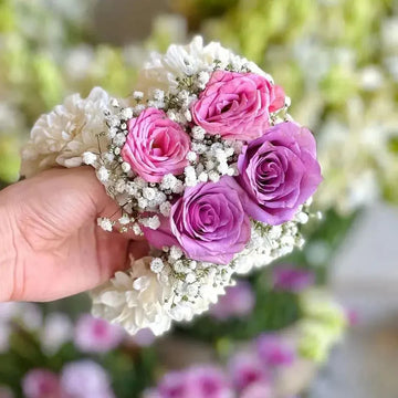 Lavish Purple Gajra
