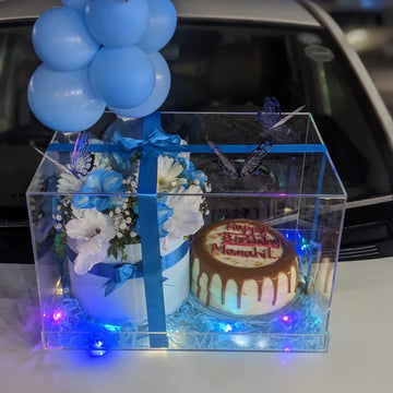 Elegant Birthday  Gift Presentation For Him