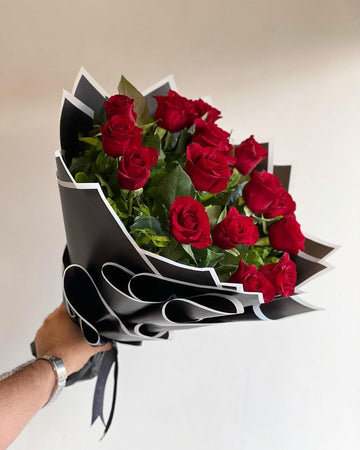 Tiny Red Rose Bouquet