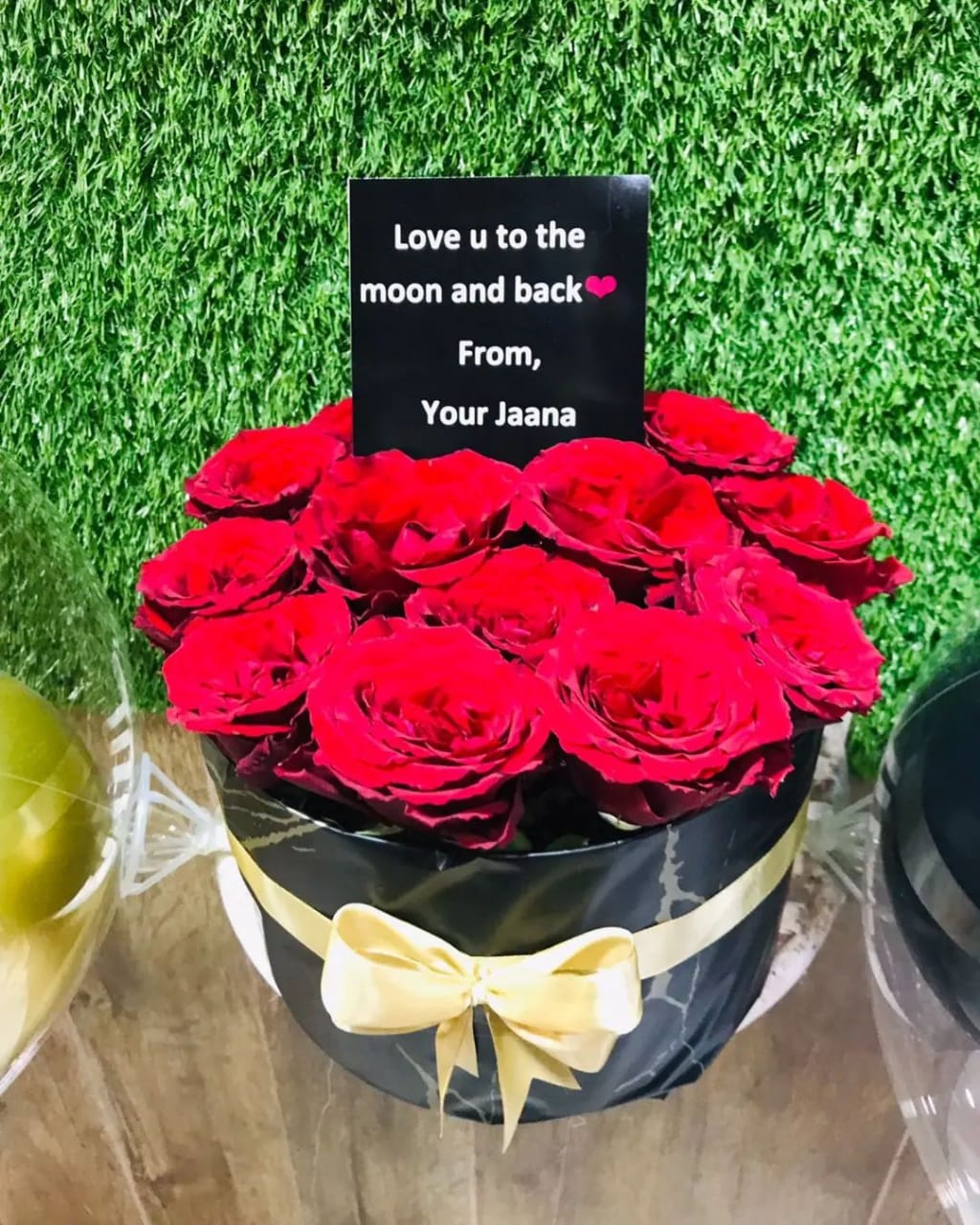Romantic Red Rose Box