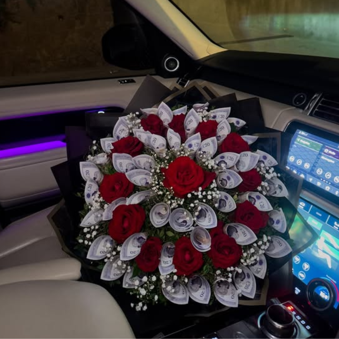Ultimate Luxury – Red Roses Bouquet(1000£)