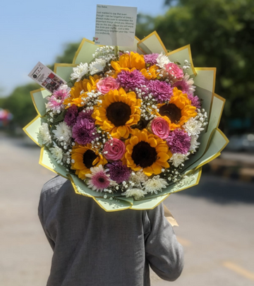 Radiant Love – Imported Flower Bouquet