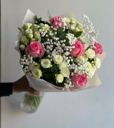 Pure Love – Mother’s Day Pink and White Bouquet