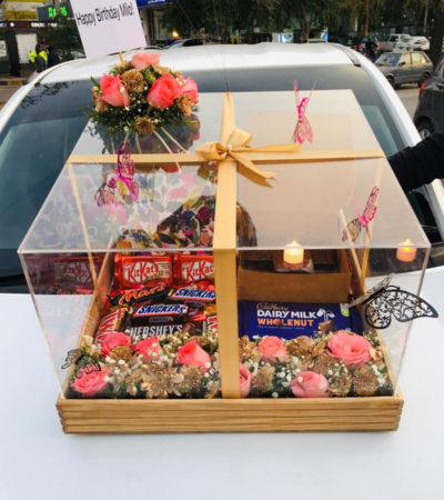 Luxury Floral Acrylic Box – Mom’s Premium Treat