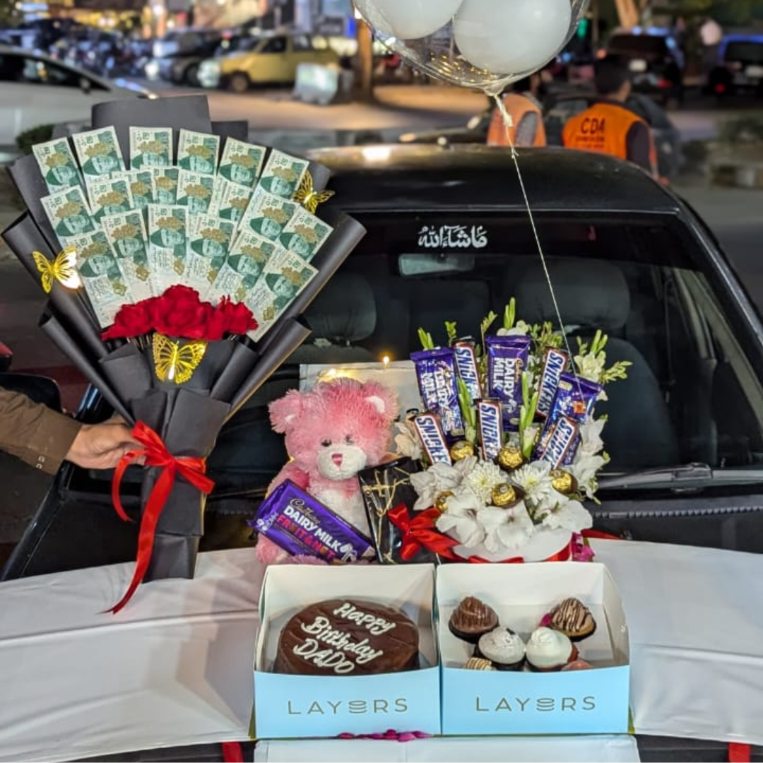 Eid Surprise – 10K Cash Bouquet, Flowers, Chocolates & More!