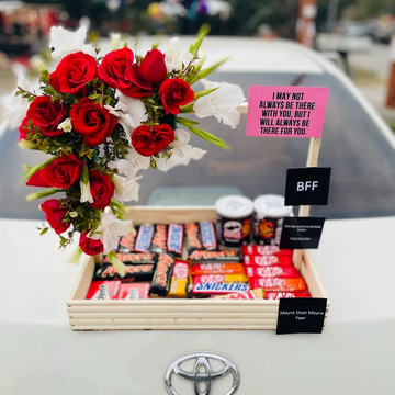 Premium Eid Love Basket – Floral & Treats Edition
