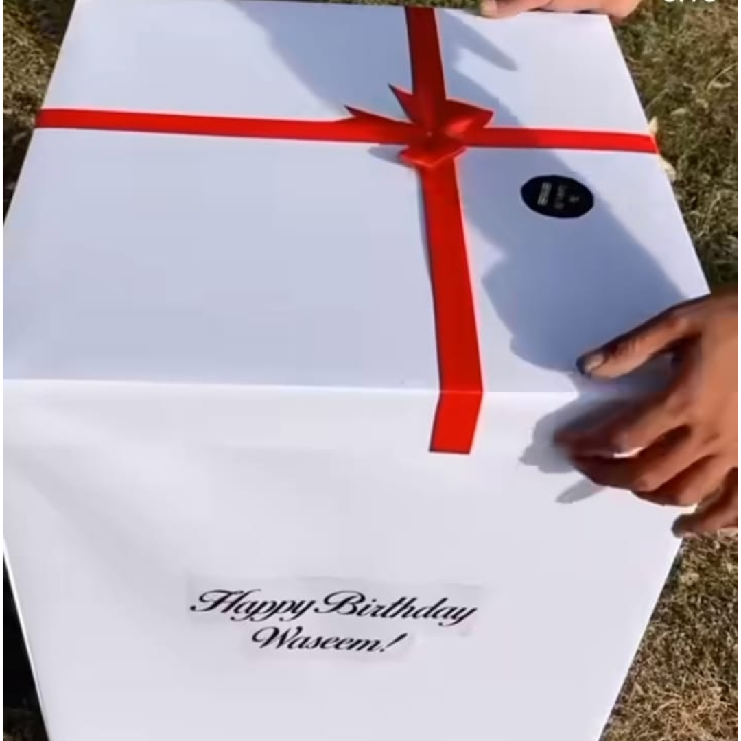 Eid Surprise Box for Him – Cake, Flowers & Custom Gifts