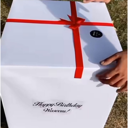 Eid Surprise Box for Him – Cake, Flowers & Custom Gifts