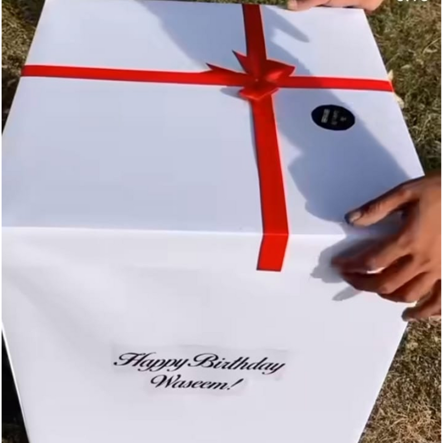 Eid Surprise Box for Him – Cake, Flowers & Custom Gifts