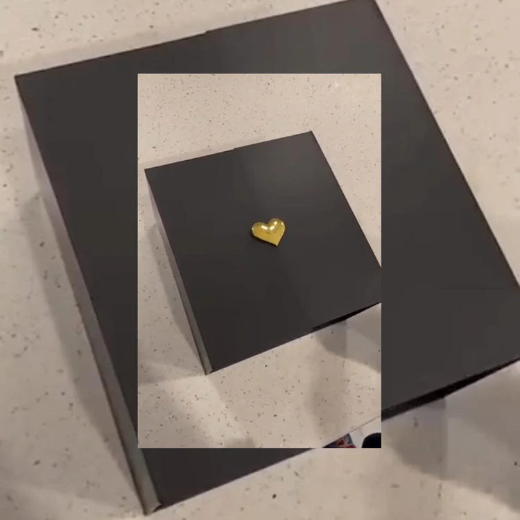 Eid Popup Box: Red Heart Rose & Rochers