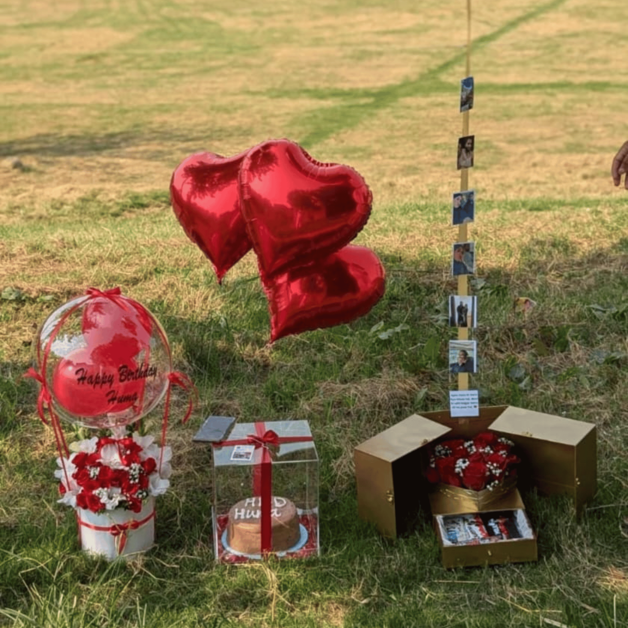 From England🇬🇧 To Jehlum🇵🇰 |Gifts for Lucky Fiance |Flowers chocolates Cake Baloons Polaroids