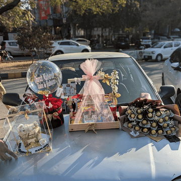 Luxury Wedding Gift Box with Cash & Chocolate