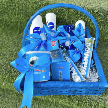 Men’s Grooming & Snack Basket