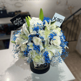 “Grace & Gratitude” – Elegant Flower Gift Box for Dad