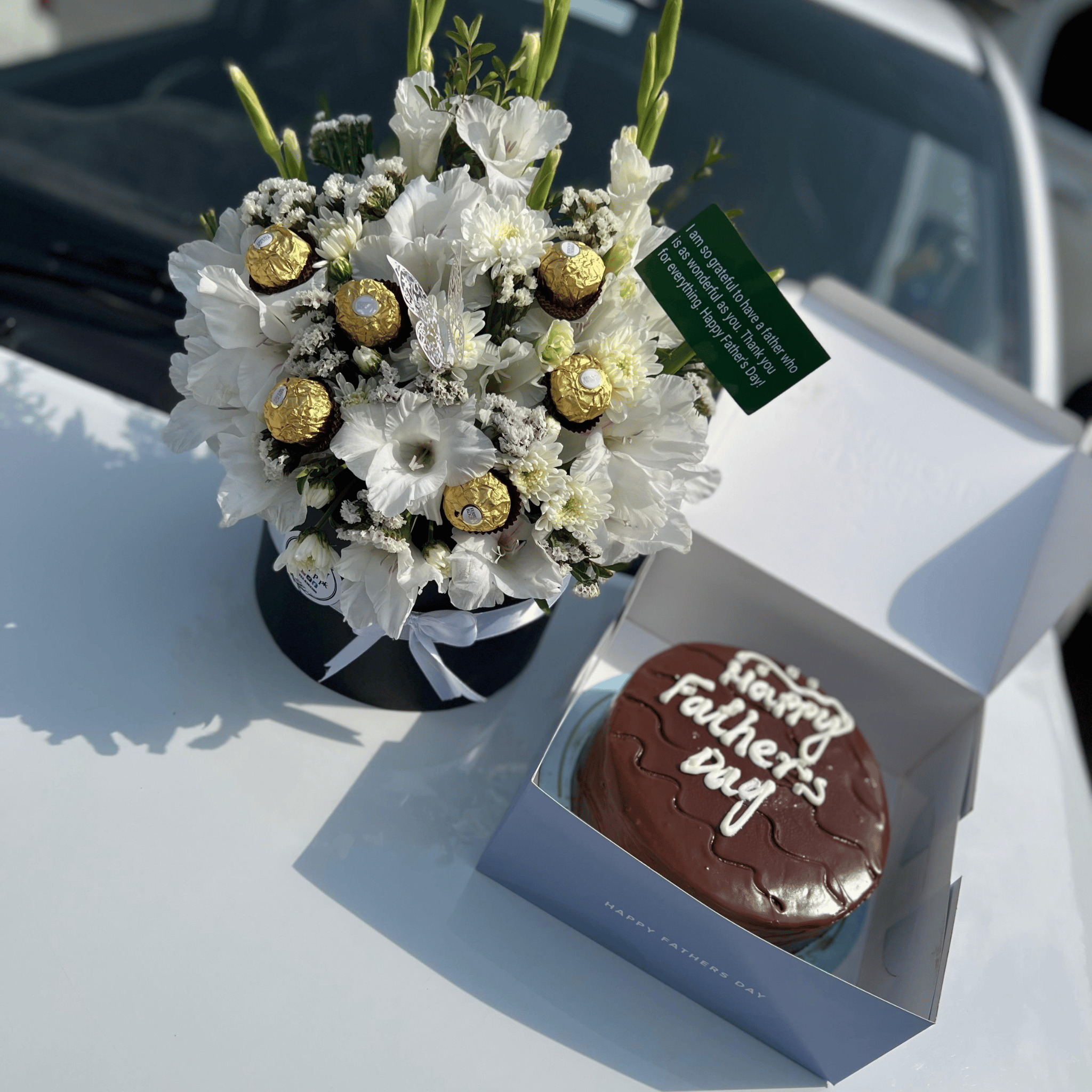 “Grace for the Greatest” – Gladiolus & Ferrero with Custom Cake