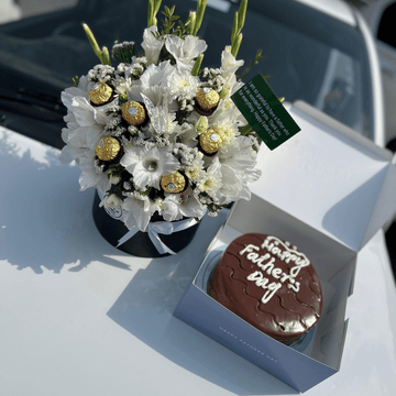“Grace for the Greatest” – Gladiolus & Ferrero with Custom Cake