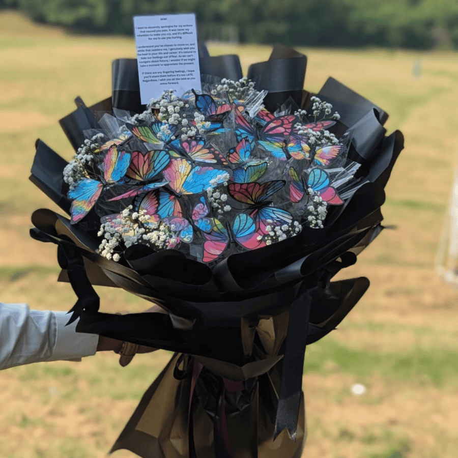Magical & Dreamy Butterfly Bouquet with Lights