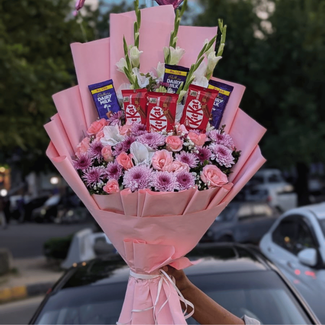 The Perfect Gift: Roses, Mums & Chocolates