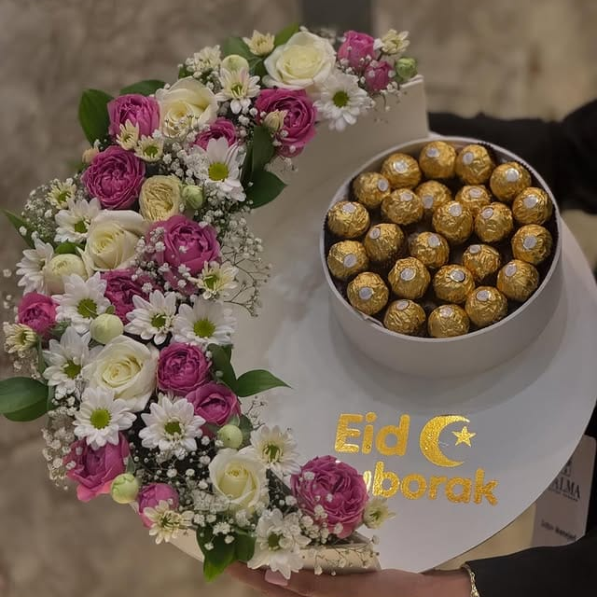 Eid Mubarak Crescent Moon Gift Arrangement