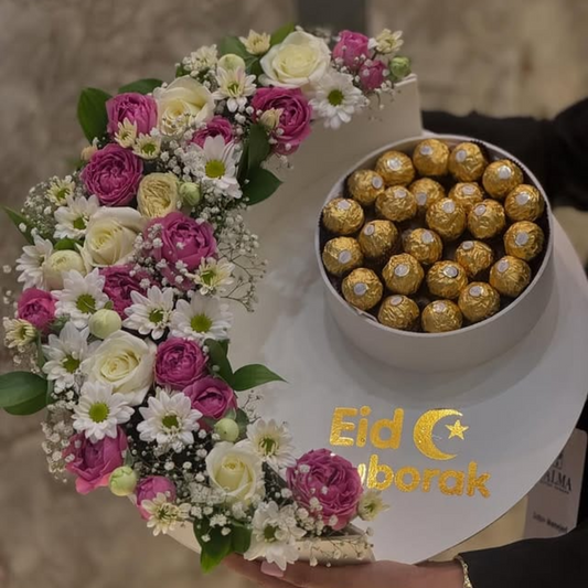 Eid Mubarak Crescent Moon Gift Arrangement