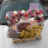Special Fruit & Flowers Basket – A Gift of Health & Blessings