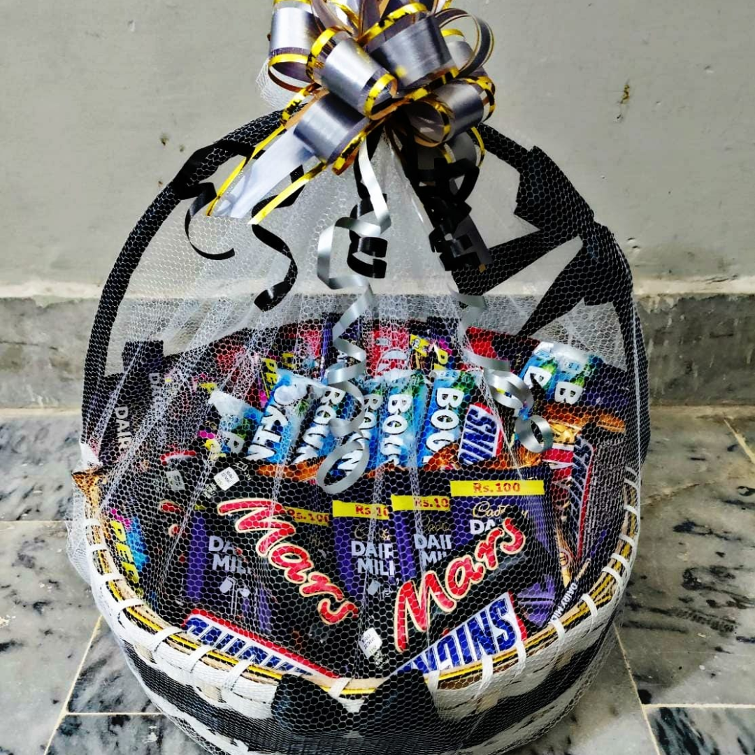 Premium Chocolate Basket – A Sweet & Indulgent Treat