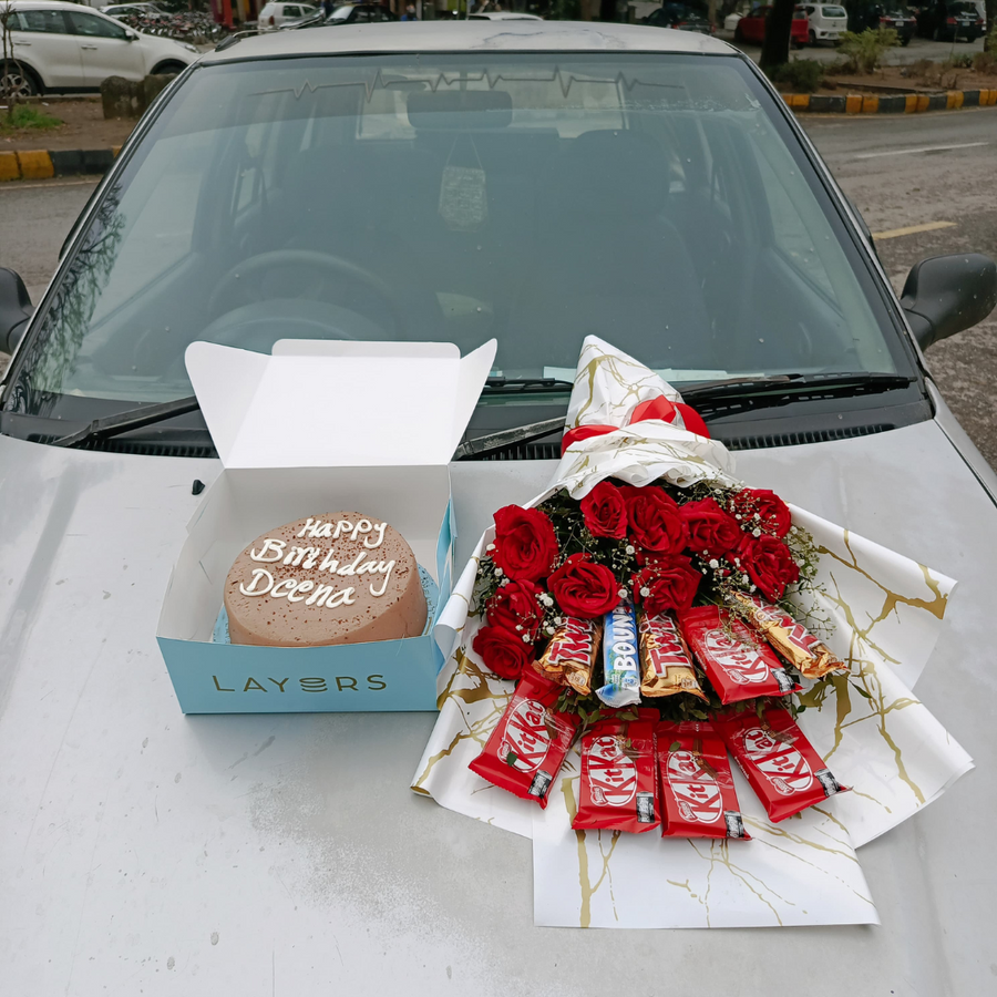Special Ramadan Deal – Flowers, Cake & Chocolates Gift Set 🎁