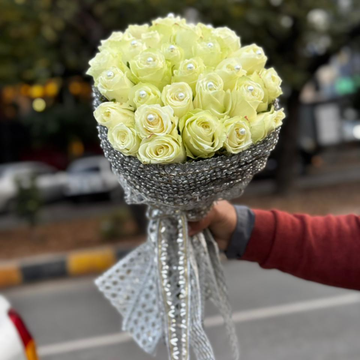 White Imported Flower Bouquet