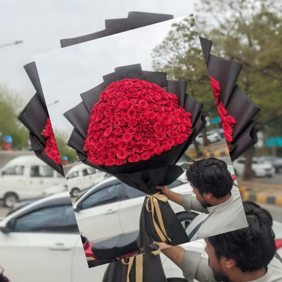 Premium Red Roses Bouquet