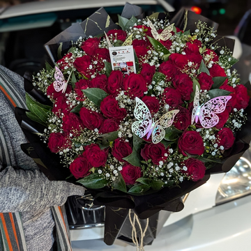 Classic Love: Imported Rose Bouquet